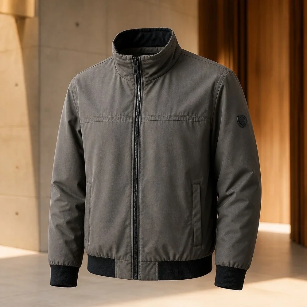 Andrew Marc  Polyester Bomber  Jacket Large